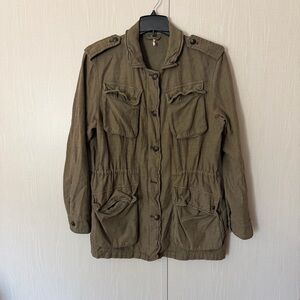 Free People NOT YOUR BROTHERS SURPLUS JACKET GUC $168 retail